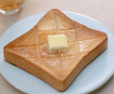 絶品バタートーストの写真