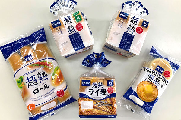 From March 2021, 3 Choujuku series products "Choujuku Bread Rolls 6 Pieces", "Choujuku English Muffins 4 Pieces" and "Choujuku Rye Bread 6 Slices" will be sold as export products.