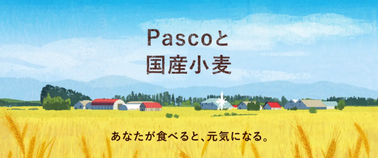 Pascoと国産小麦 webサイト